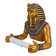 Design Toscano King Tut Toilet Paper Holder - Egyptian Royal Bathroom Tissue Dispenser Sculpture